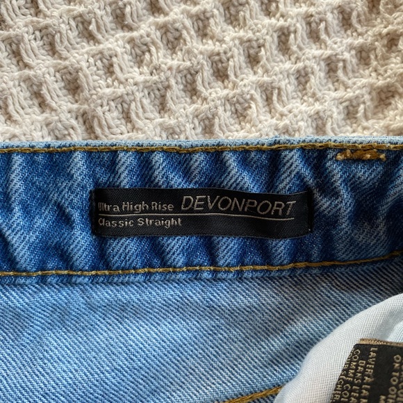 Tailor Made Devonport Ultra High Rise Classic Straight Jean Women’s Size 29 - Picture 10 of 10